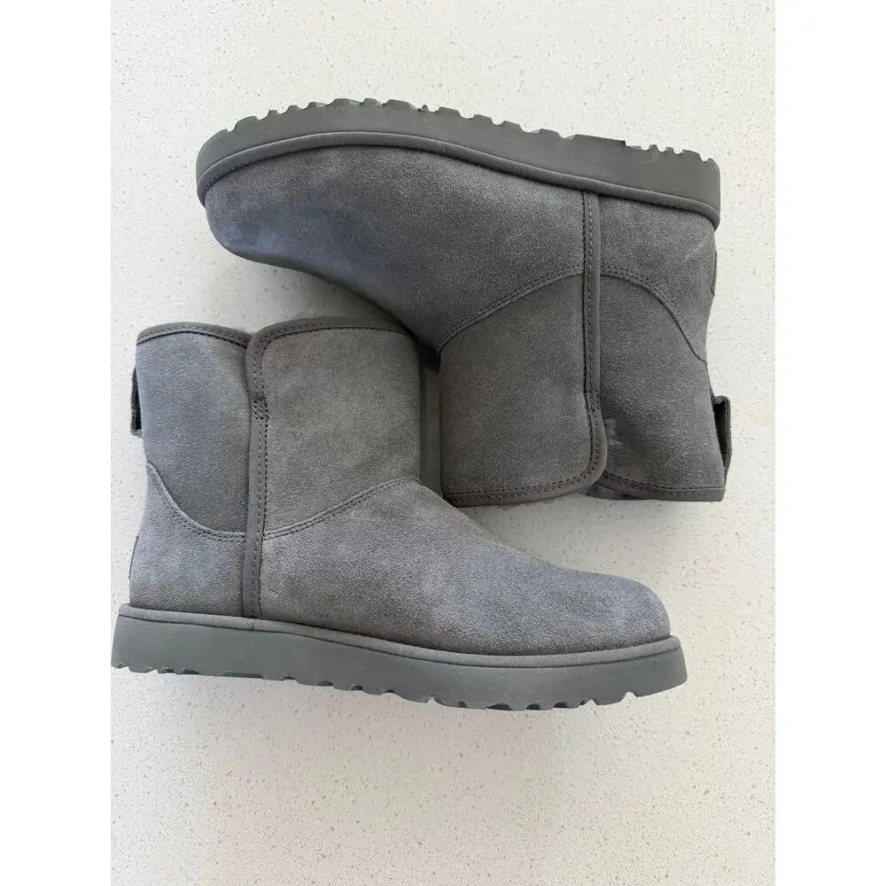UGG Cory II‎ Shearling Lined Boots NWOB Gray 5.5 - Picture 5 of 6